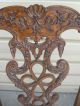 48557 Carved Mahogany Side Chair W/ Chippendale Foot Post-1950 photo 4
