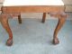 48557 Carved Mahogany Side Chair W/ Chippendale Foot Post-1950 photo 8