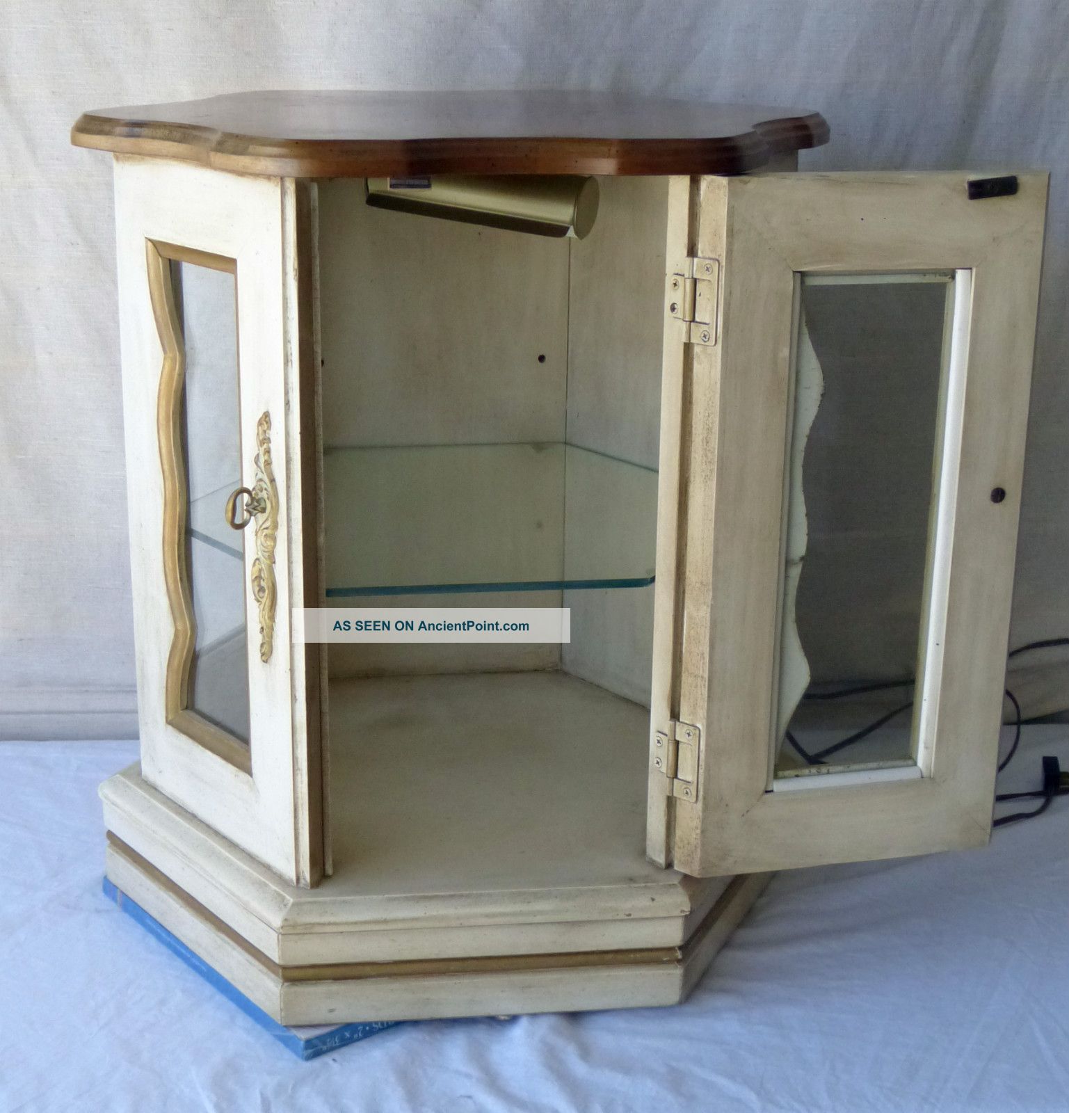 Small French Curio Cabinet