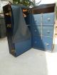 Vintage Steamer Trunk Wardrobe Trunk By Horn Luggage With Kern ' S Luggage Tag 1900-1950 photo 8