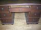 Leather Top Desk Pre - 1919 William Maddox Table Antique W/ Provenance 1800-1899 photo 8