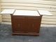 48612 Antique Mahogany Liquor Cabinet Bar With Flip Top Other photo 1