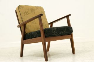 Danish Modern Oak Lounge Chair photo