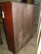 Antique 2 Door Butterprint Bookcase Cabinet With Wavy Glass Unknown photo 6