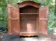 Foliate Carved French Provincial Cherrywood Armoire Circa 1850 1800-1899 photo 2