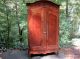Foliate Carved French Provincial Cherrywood Armoire Circa 1850 1800-1899 photo 4