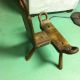Antique Labor / Birthing Chair Wooden Unknown photo 5