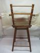 Antique Doll High Chair 1800-1899 photo 2