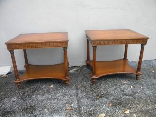 Pair Of Mid - Century End Tables / Side Tables 2591 photo