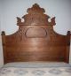 Antique Eastlake Walnut Bed Ca 1870 1800-1899 photo 1