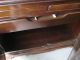 Rare Collectible Antique Wood Expandle Top Buffet Table On Rollers 1940 ' S 1900-1950 photo 1