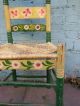 Antique Coronado Early Californian Arts & Crafts Chair Monterey Shabby Rush 1900-1950 photo 6