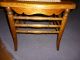 Antique Oak Chair Pressed Back With Hand Cane Seat. .  Reglued,  Refinished Usa 1900-1950 photo 1