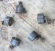 Set Of 5 Antique Heavy Duty Steel Wheel Caster Rollers Other photo 2