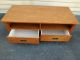 50676 Mission Oak Coffee Table Stand With Drawer Post-1950 photo 5