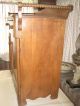 Antique Pine Wash Stand With Two Spindle Towel Bars 1800-1899 photo 1