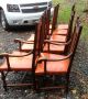 Carved Set Of 10 Oak Dining Chairs 1800-1899 photo 1