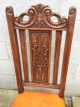 Carved Set Of 10 Oak Dining Chairs 1800-1899 photo 3
