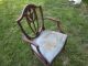 Antique Vintage Shield Back Side Chair Victorian W/springs Rare P/u Mass 1800-1899 photo 2
