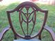 Antique Vintage Shield Back Side Chair Victorian W/springs Rare P/u Mass 1800-1899 photo 3