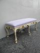 French Long Painted Antique Bench 2135 Post-1950 photo 1