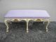 French Long Painted Antique Bench 2135 Post-1950 photo 3