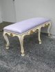 French Long Painted Antique Bench 2135 Post-1950 photo 4