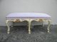 French Long Painted Antique Bench 2135 Post-1950 photo 6
