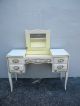 French Painted Vanity Desk With Mirror 2242 Post-1950 photo 5
