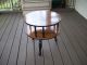 Vintage Refinished Formica And Black End Tables In Post-1950 photo 1