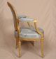 Fine Early 19th Century Gilded French Louis Xvi Antique Fauteuil Arm Chair 1800-1899 photo 1