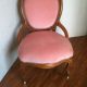 Antique Queen Anne Chairreupholstered & Refinished,  & Solid.  Ship Conus 1900-1950 photo 2