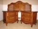 Bedroom Set,  6 Pc Oak Inlays,  Queen Size Headboard,  Condition Other photo 2