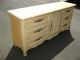 Gorgeous Vintage French Provincial Drexel Dresser Off White Dovetail 9 Drawers Post-1950 photo 2