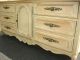Gorgeous Vintage French Provincial Drexel Dresser Off White Dovetail 9 Drawers Post-1950 photo 4