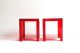 Mid Century Modern Red Lucite Side Tables Mid-Century Modernism photo 2