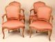 Set Of Four Period 18th Century Antique French Louis Xv Fauteuil Arm Chairs Pre-1800 photo 2
