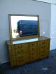 Mid Century Mahogany Dresser With Mirror By Kling 1547 Post-1950 photo 1
