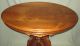 Antique Victorian Walnut Oval Parlor Lamp Table 1860 - 80 1800-1899 photo 5