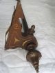 Antique Wood Wall Mount Curtain Pole Rod Holder 1800 ' S Other photo 2
