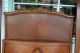 Gorgeous French Antique 19c Louis Xvi Mother Of Pearl Walnut Full Size Bed 1900-1950 photo 2