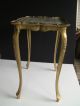 Vintage Busa Made In Italy Florentine Hollywood Regency Gold/blue Nesting Tables Post-1950 photo 2