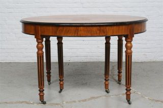 French Louis Phillip Table Walnut 19th Century photo