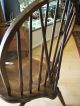Antique Windsor Crocker Style Chair Arm Chair Mahogany Spindle 1900-1950 photo 4