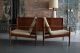 Grete Jalk Lounge Chairs Pair Denmark 1950 ' S Mid Century Eames Era Danish Modern Post-1950 photo 1