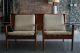 Grete Jalk Lounge Chairs Pair Denmark 1950 ' S Mid Century Eames Era Danish Modern Post-1950 photo 4