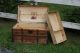1870s Victorian Dome Top Trunk With Tray - Wood Slats - Estate Item From Attic 1800-1899 photo 6