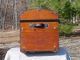 Antique Trunk With Tray Patent Date 1877 Charming Restoration Other photo 3