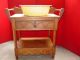 Antique Dry Sink Wash Stand Amish Cabinet One Drawer Arts And Crafts Dovetail 1800-1899 photo 2