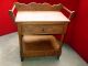 Antique Dry Sink Wash Stand Amish Cabinet One Drawer Arts And Crafts Dovetail 1800-1899 photo 3